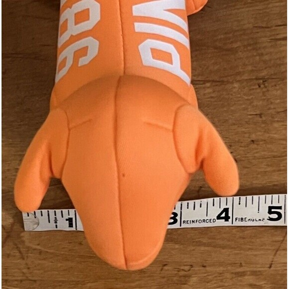 Victoria's‎ Secret Pink Mini Plush Dog Logo Stuffed Collectible 1986 Orange 2012 - Picture 7 of 12